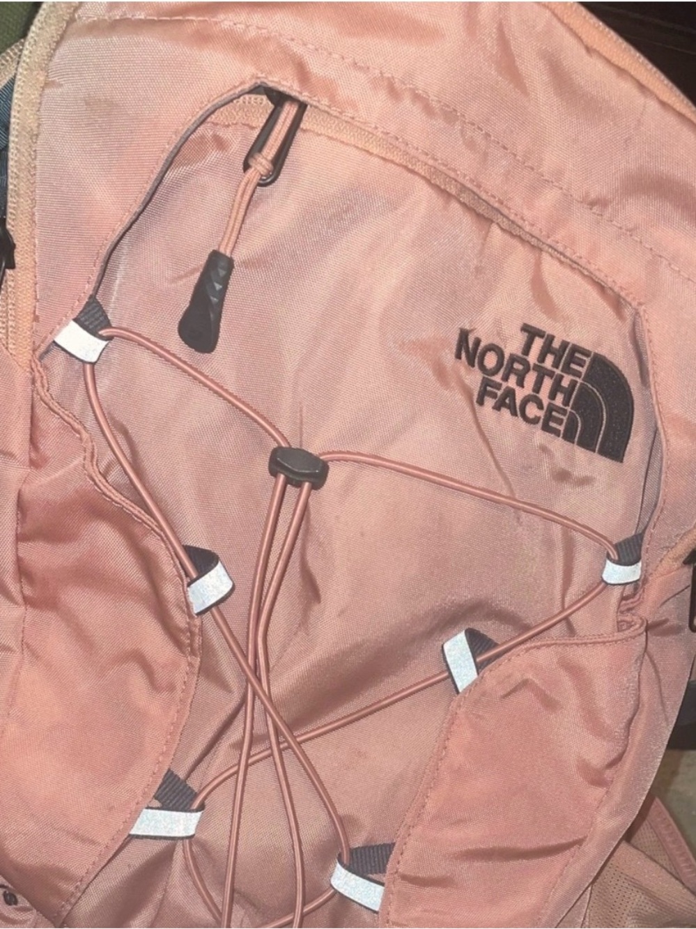 The North Face Backpack in Dusty Rose with Black Logo